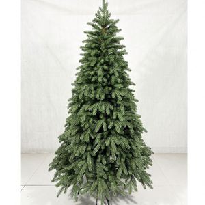 Sapin de Noël 7 pieds (210 cm) 100 % en PE, nouveau matériau moulé en 3D, grand modèle 5T sans flocons, avec base rotative - Product Image 4