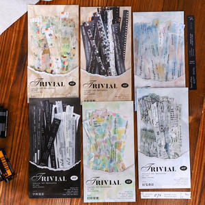 ชุดเดรสสั้นๆแผ่นสั้นๆ40แผ่น/แพ็คแผ่นวัสดุคู่สติกเกอร์แถบยาวกระสวยแสง - Product Image 2