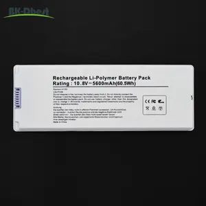 Bk-dbest 60Wh 5600mAh A1185 Laptop batarya için Macbook 13 "A1181 yıl 2006 2007 2008 2009