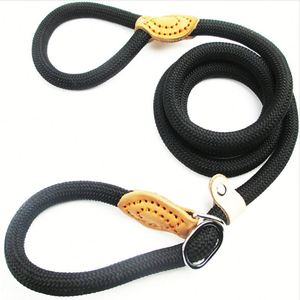 Nouvelle laisse pour chien en corde tressée robuste, laisse de dressage réglable avec boucle, collier en corde tressée résistante pour l'entraînement des chiens - Product Image 1