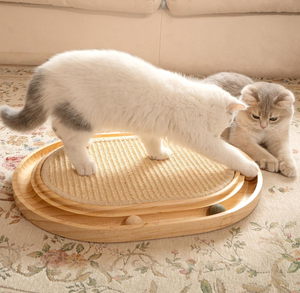 Jouet interactif en bois de <span class=keywords><strong>bambou</strong></span> et de palmier le plus vendu 2026 avec circuit de billes pour intérieur - Product Image 5