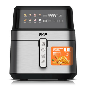 1700w Electric Air Fryer 5l <b>Large</b> Capacity Touch Screen Control 360 Degree Hot Air Circulation Air Fryer - Product Image 1