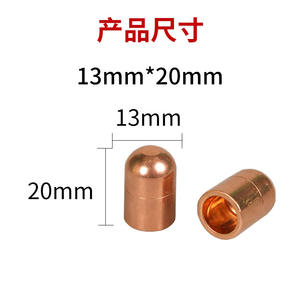 Tapa de electrodo de cobre 16x23 13x20, cabeza redonda, cabeza puntiaguda para máquina de soldadura por puntos, pieza de repuesto para electrodo de soldadura - Product Image 2
