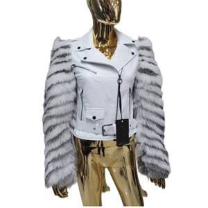 معطف فرو الثعلب الفضي RXFurs سترة أرنب ريكس للسيدات - Product Image 1