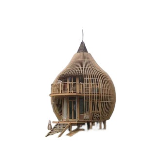 Cabane mobile d'extérieur de type yourte, style cage à oiseaux, une chambre, quatre saisons, construction adaptable selon les besoins - Product Image 4