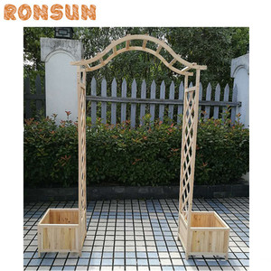 Décoration extérieure Pergola En <span class=keywords><strong>Bois</strong></span> Arche De Jardin Tonnelle - Product Image 5
