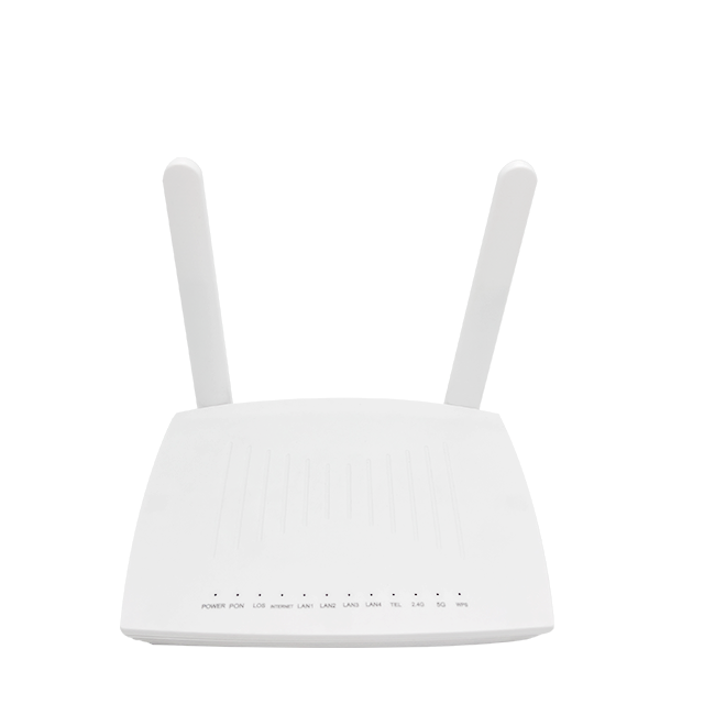 Hot Sale Xpon F780L V1.0 Ont Onu Firmware Router Modem fiber optic onu 1GE+3FE+1POTS+2.4G&5G WIFI+2USB English Firmware onu
