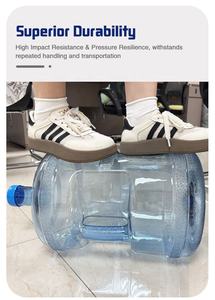 15 litre 18.9 litre su sürahisi saplı plastik gıda sınıfı güvenli su deposu soğutucu ve ofis depolama için - Product Image 5