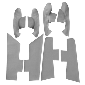 Cache-panneau de porte d'usine, autocollant de garniture pour accoudoir de porte intérieure de voiture pour Hyundai Sonata 2004 2005 2006 2007 <span class=keywords><strong>2008</strong></span> - Product Image 5