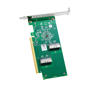 Adaptador extensor de ranura PCI-E X16 macho a X16 hembra para U.2 NVMe SSD /PCIe5.0 X16 a X8 Cable de extensión de tarjeta vertical de gráficos - Product Image 2
