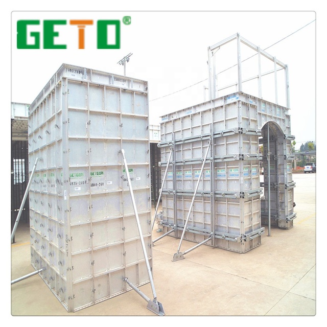 65mm Flat Tie Aluminum Formwork System Easy Assemble Concrete Aluminum Column Formwork