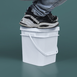 Leadloong Thùng vuông thùng nhựa vuông xô với nắp nước dày XÔ-cấp thực phẩm nhựa 20 lít Thùng nhựa - Product Image 2