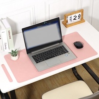 Tapis de souris XXL imperméable personnalisé réutilisable pour ordinateur de bureau, tapis de table pour ordinateur portable en simili cuir