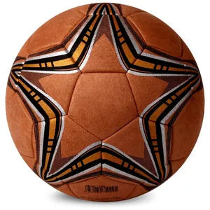サッカーボールオールドワールドサッカーボール旧スタイルカラーサッカーボールマイクロファイバーレザーサッカーボール