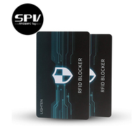 Carte de protection contre le blocage de sécurité RFID de bouclier de signal antivol d'impression gratuite de gros
