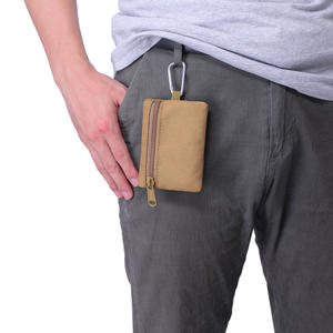 Outdoor Enthusiast Waist <b>Bag</b> Small Key <b>Storage</b> Coin Purse with <b>Zipper</b> Closure Made of Durable Polyester - Product Image 2
