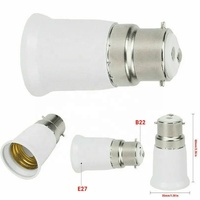 Adaptateur de douille de lampe à vis B22 vers E27 pour ampoule LED