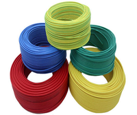 Cables Eléctricos y Alambres de PVC PTFE Desnudos y Trenzados THW/TW de 8, 10, 12 y 14 AWG, 220V/380V, Económicos, para Cableado de Instalaciones Eléctricas