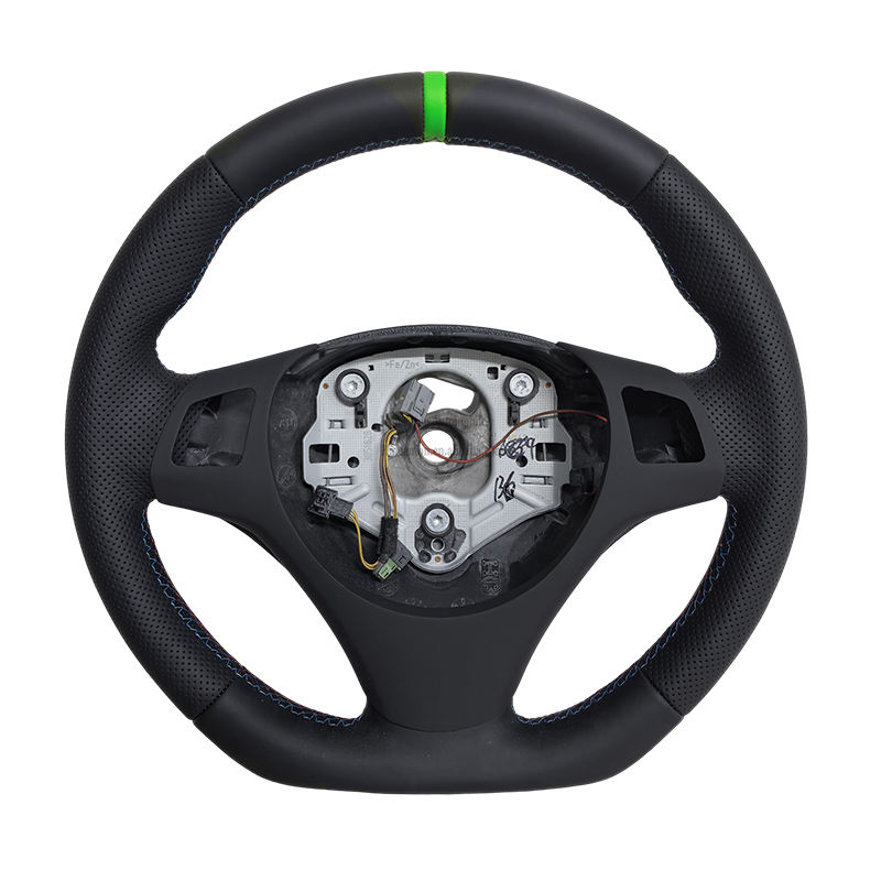 ชุด M + มีรูพาย + หนัง + ตะเข็บลายสีเขียว + ฝาครอบ