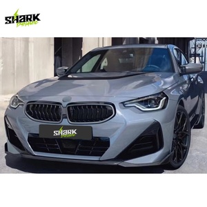 Kit Carrozzeria MP per <span class=keywords><strong>BMW</strong></span> <span class=keywords><strong>Serie</strong></span> <span class=keywords><strong>2</strong></span> <span class=keywords><strong>2021</strong></span>+ M240i G42 Coupé, Labbro Paraurti Anteriore, Diffusore Posteriore e Spoiler Posteriore in Plastica Nera Lucida Effetto Carbonio - Product Image 4