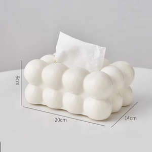Caja de pañuelos con diseño de nube para sala de estar, mesa de café, dispensador de toallas, soporte de almacenamiento de papel de escritorio, Decoración de cocina, organizador de pañuelos para coche - Product Image 6
