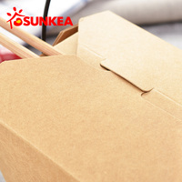 Composteerbare Kraftpapier Multifunctionele Noedelkom Food-Grade Container Afhaalmaaltijden