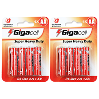 Batería de Alta Resistencia de 1.5V AA R6 UM3 Mignon, Pila Seca para Juguetes Electrónicos y Productos de Consumo