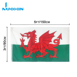 Оптовая продажа: в наличии флаг Нью-Ингленд Пэтриотс 3x5 футов с крестом Святого Георгия, двойная строчка - Product Image 4