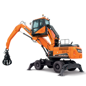 Grue de manutention flexible 26t DX210WMH-5 pour la gestion des déchets, grappin d'excavatrice pour opérations en chantier d'acier - Product Image 2