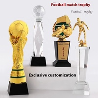 Trophées de tournois de football personnalisés Cérémonies de remise de prix Trophées d'événements sportifs Trophées en cristal personnalisables