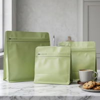 Sachet Doypack Personnalisé Imprimé avec Valve et Fermeture Éclair pour Emballage Alimentaire de Nourriture pour Animaux Réutilisable Thermoscellé