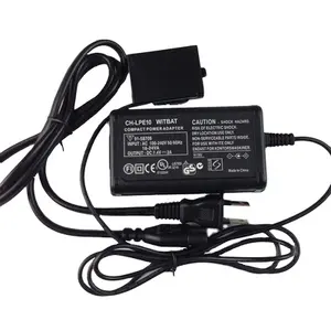 CANON kamera için AC adaptörü ACK-E10 ACK-E10 ACKE10 ACK E10 güç AC adaptörü