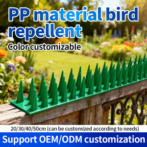 Púas Antipájaros y Antiescalada de Policarbonato Duradero, Púas Repelentes de Palomas y Gatos para Techos, Vallas y Paredes de Edificios - Product Image 2