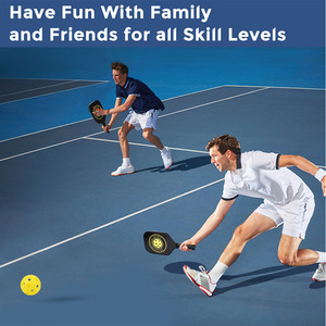 Raquettes de pickleball avec balles et sac de transport, poignée antidérapante, équipement de sport de plein air pour adultes - Product Image 4