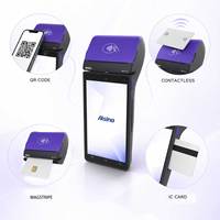 Machine de paiement mobile Aisino Free SDK Android 10 Qr NFC EDC, écran 5,5 pouces, 4G WiFi BLE, système POS Android portable