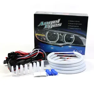 <span class=keywords><strong>Ojos</strong></span> <span class=keywords><strong>de</strong></span> Ángel <span class=keywords><strong>de</strong></span> algodón blanco lechoso para <span class=keywords><strong>Bmw</strong></span>, E36, E38, E39, <span class=keywords><strong>E46</strong></span>, proyector led, 131mm x 4 - Product Image 6