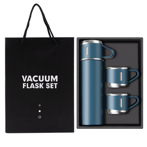 Revêtement en acier inoxydable 304, flacon sous vide de 500ml avec 3 couvercles, articles populaires, ensembles cadeaux de bienvenue, produits promotionnels pour les entreprises - Product Image 2