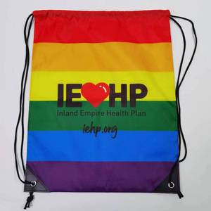 حقيبة تسوق برباط من البوليستر 210D ، رسم رخيص ، حقيبة ظهر رياضية ترويجية للصالة الرياضية - Product Image 5