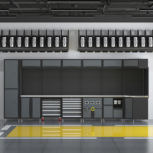 Armoires de rangement métalliques pour outils à prix avantageux, armoire à outils de garage, chariot à outils d'atelier de 42 pouces - Product Image 3