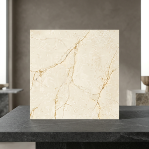 Azulejos de porcelana pulida Emperador Bronze 600x600mm con diseño de mármol marrón para pisos interiores de lujo - Product Image 6