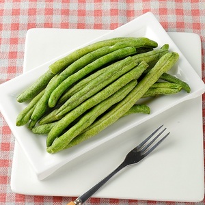 Snack Salato di Fagioli Verdi Freschi Fritti Sottovuoto, Chips di Verdure Essiccate Salutari e Gustose, ad Alto Contenuto Proteico - Product Image 3