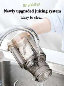 Vente en gros d'usine, extracteur de jus <span class=keywords><strong>lent</strong></span> à large ouverture 200W, facile à <span class=keywords><strong>nettoyer</strong></span> et à installer, extracteur de jus <span class=keywords><strong>lent</strong></span> à pression à froid pour appareils de cuisine - Product Image 5