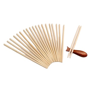Baguettes jetables en bambou rondes personnalisées avec logo, sushi, Japon, Chine, Corée, <span class=keywords><strong>prix</strong></span> de gros d'usine, biodégradables - Product Image 2