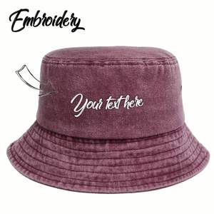 Custom Logo Outdoor Bucket <b>Hat</b> Embroidered Lightweight Breathable Sun <b>Hat</b> for <b>Hiking</b> Fishing Travel-Men Women's Ski Cycling - Product Image 3