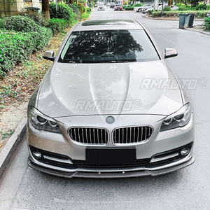 For BMW 5 Series F10 F11 LCI 2015-2017 Body Kit Front Bumper <b>Diffuser</b> Front Lip Spoiler Splitter Protector <b>Car</b> Accessories - Product Image 4