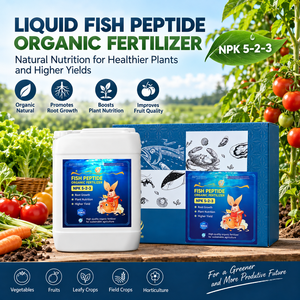 DOJOY Fertilizzante Organico Liquido a Base di Peptidi di Pesce NPK 5-2-3 100g/<span class=keywords><strong>L</strong></span>, Aminoacidi Liberi per Miglioramento del Suolo, Stimolazione delle Radici, Fruttificazione - Product Image 6