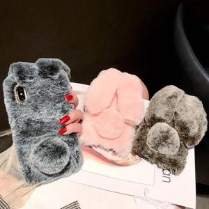 Popolare Cover per Telefono a Forma di Coniglio in Peluche, Carina e Confortevole al Tatto, Adatta per <span class=keywords><strong>Samsung</strong></span> e iPhone - Product Image 5