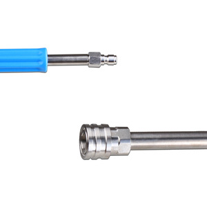Pistolet à eau haute pression pour lavage de voiture, 150mm, connexion rapide en acier inoxydable, tige d'extension à courbure de 30 degrés pour nettoyeur haute pression - Product Image 1