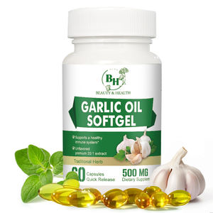 Píldoras de gel blando de aceite de ajo más vendidas, soporte antioxidante natural, suplemento de bienestar diario para inmunidad de estilo de vida activo - Product Image 3