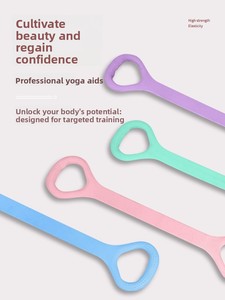 Set di 3 Fasce di Resistenza Multifunzionali in Silicone a Forma di 8, Alta Elasticità per Allenamento <span class=keywords><strong>Braccia</strong></span>/Schiena/Petto - Product Image 6